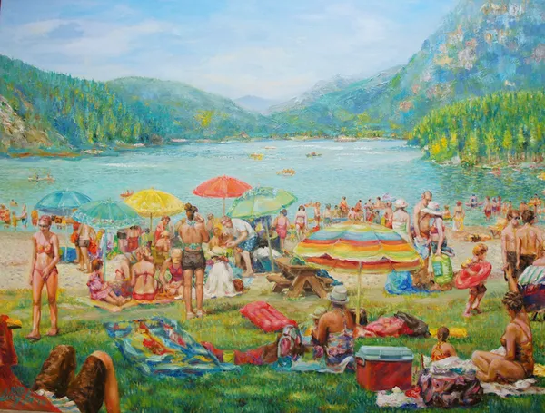 盧月鉛 邦森湖 Bunizen Lake
