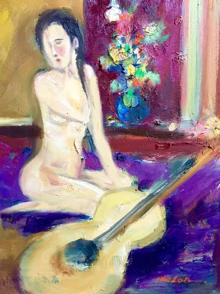 藍玉梅 仕女